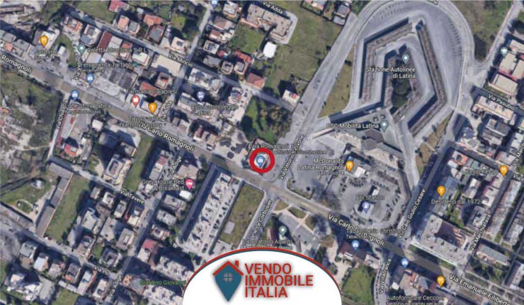 Locale commerciale 160mq via romagnoli latina lt